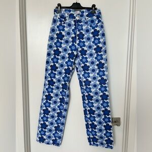 Zara Floral Jeans